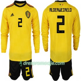 Belgija Dres ALDERWEIRELD 2 Dječji Gostujući Svjetsko prvenstvo 2018 Dugim Rukavima